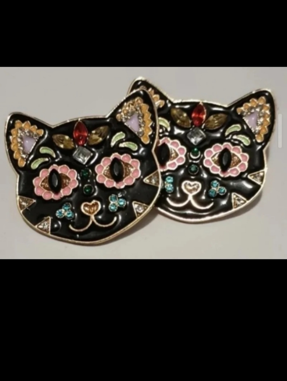 Cat Stud Earrings